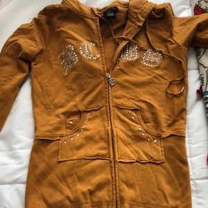 2 BCBG rhinestone hoodies!
